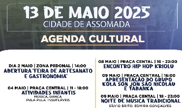 Agenda Cultural 13 de Maio