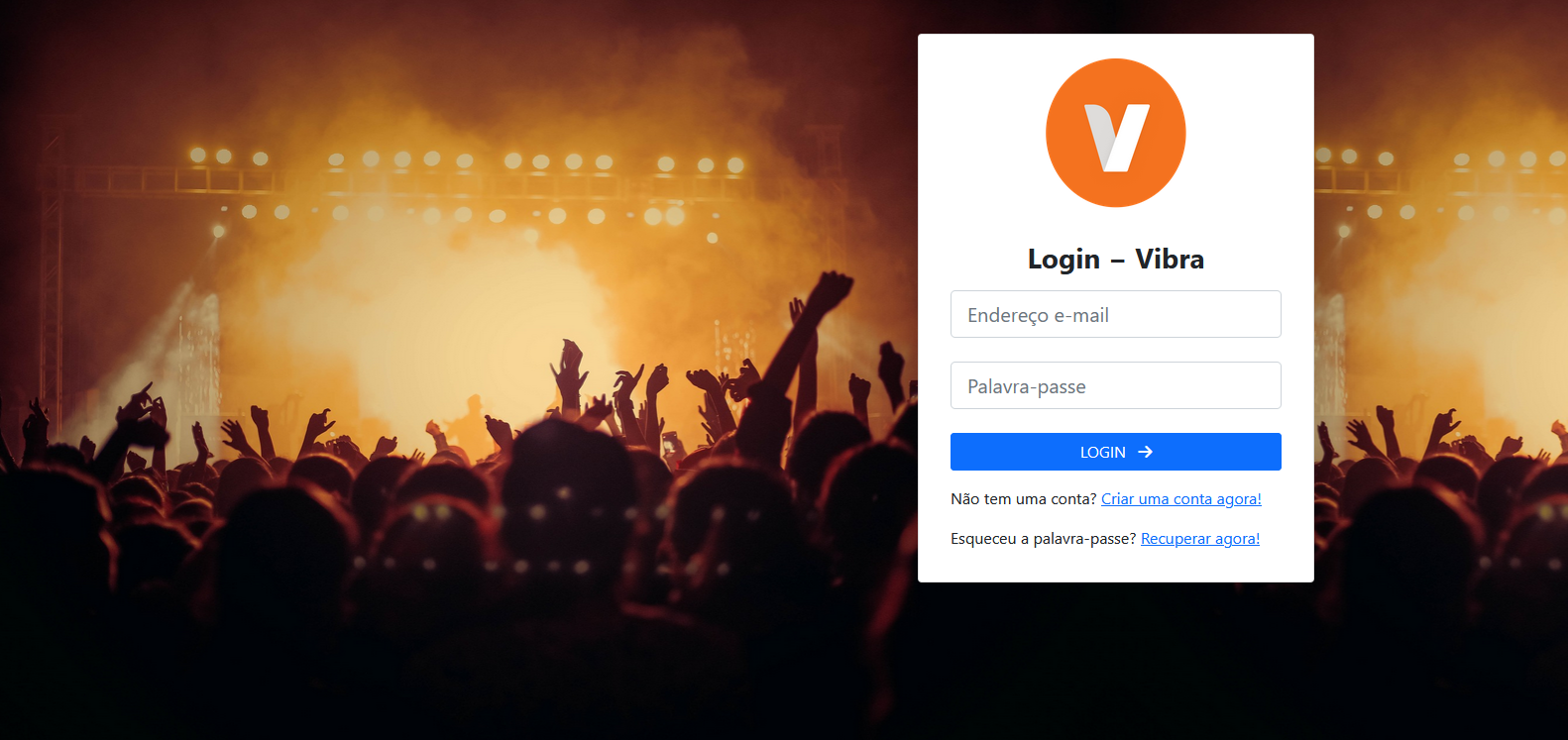 Home page de Vibra